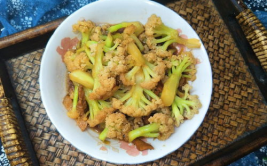 炒菜花的做法,简单美味，营养满分
